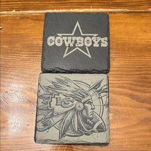 NFL Team Slate Coasters